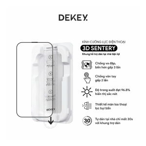 Cường Lực iPhone Dekey Trong tự dán 2