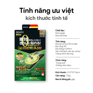 Cường Lực iPhone Dekey Trong tự dán 3