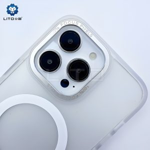 Ốp lưng iPhone Lito Magsafe Nhám Trắng 4