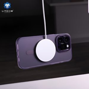 Ốp lưng iPhone Lito Magsafe Nhám Trắng 5