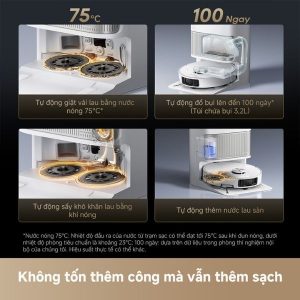 Robot hút bụi lau nhà tự động làm sạch Dreame L40S Ultra
