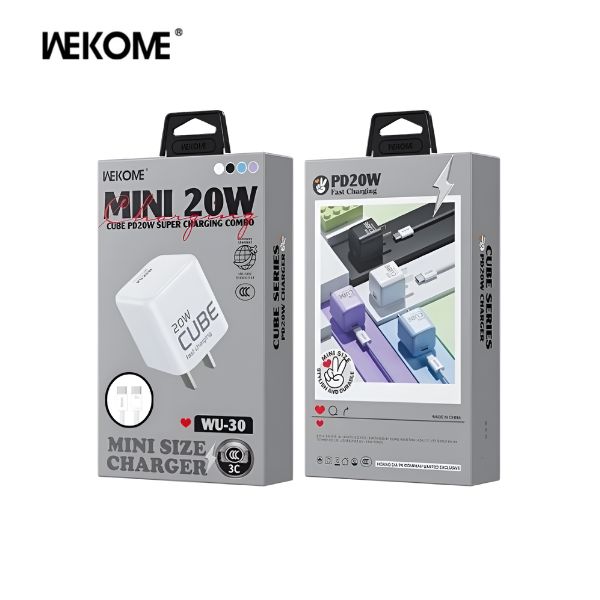 Bộ cáp sạc Wekome 20W Type C to C (WU-30)