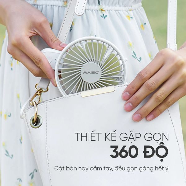 Quạt cầm tay Magic A-011 Folding Mini Fan 1200 mAh 1