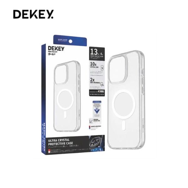 Ốp lưng iPhone Dekey Trong Suốt Magsafe